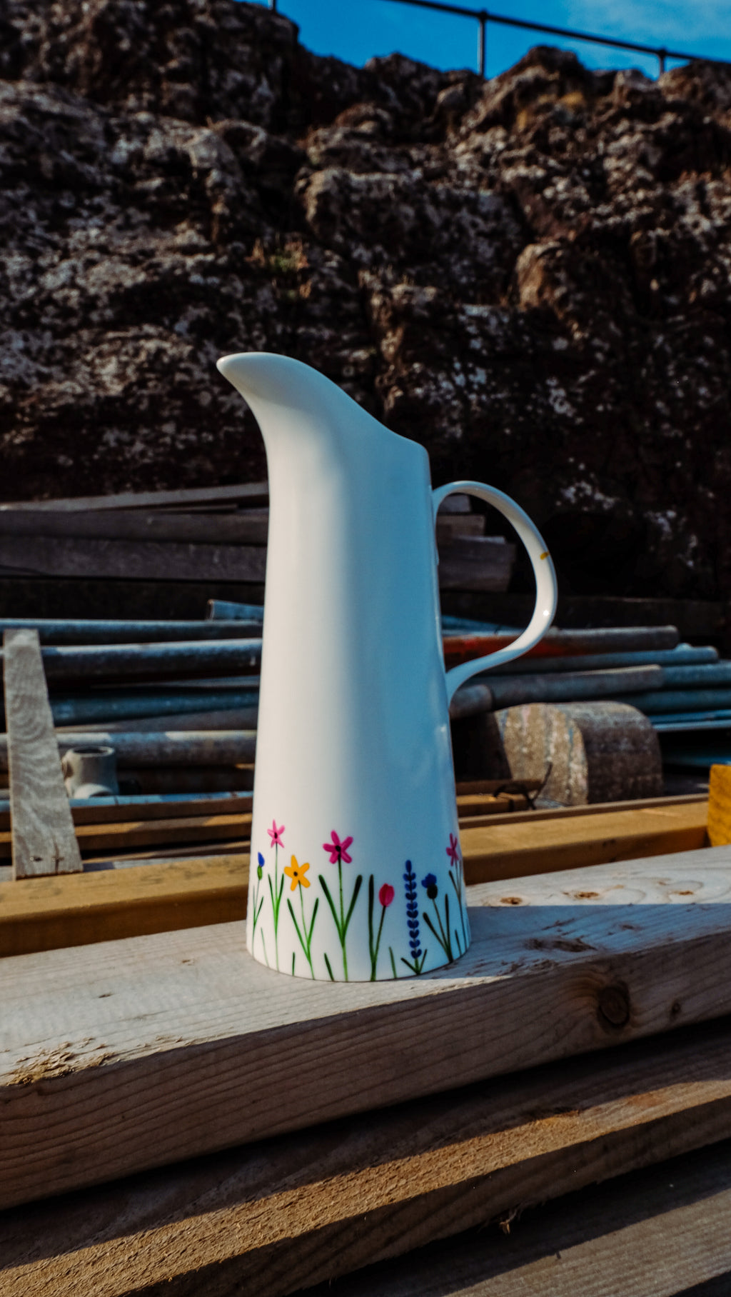 Flower Meadow Tall Jug