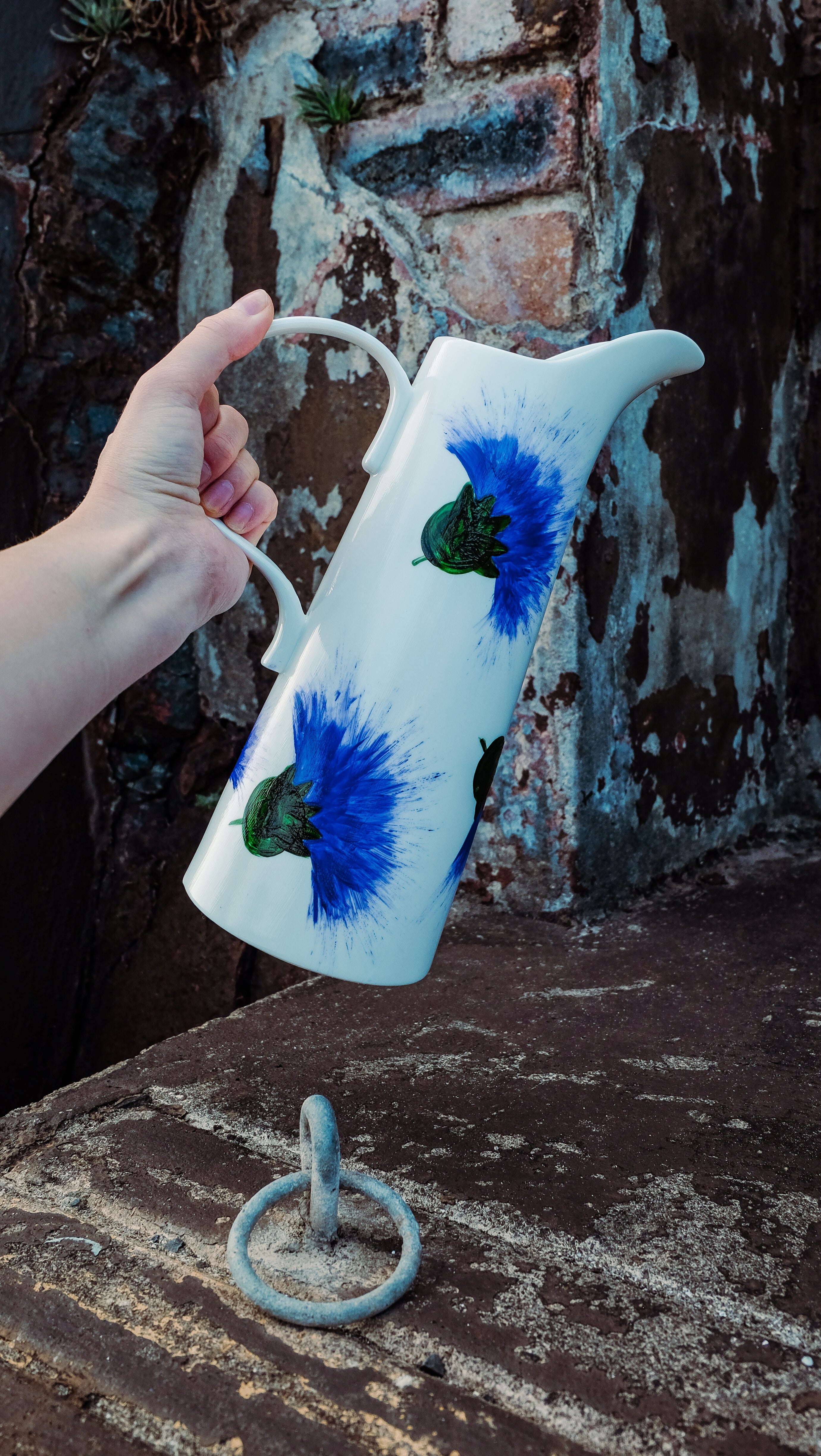 Scottish Thistle Tall Jug