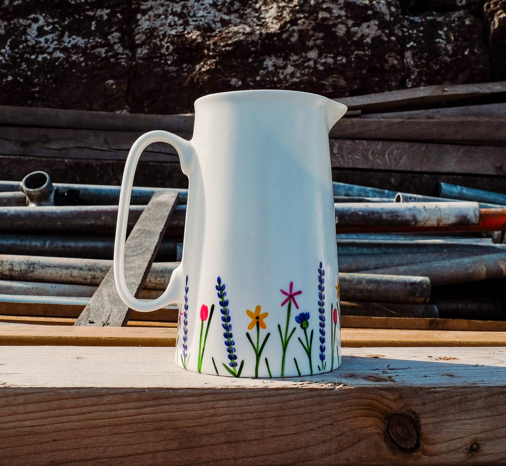 Flower Meadow Medium Jug 2 Pint