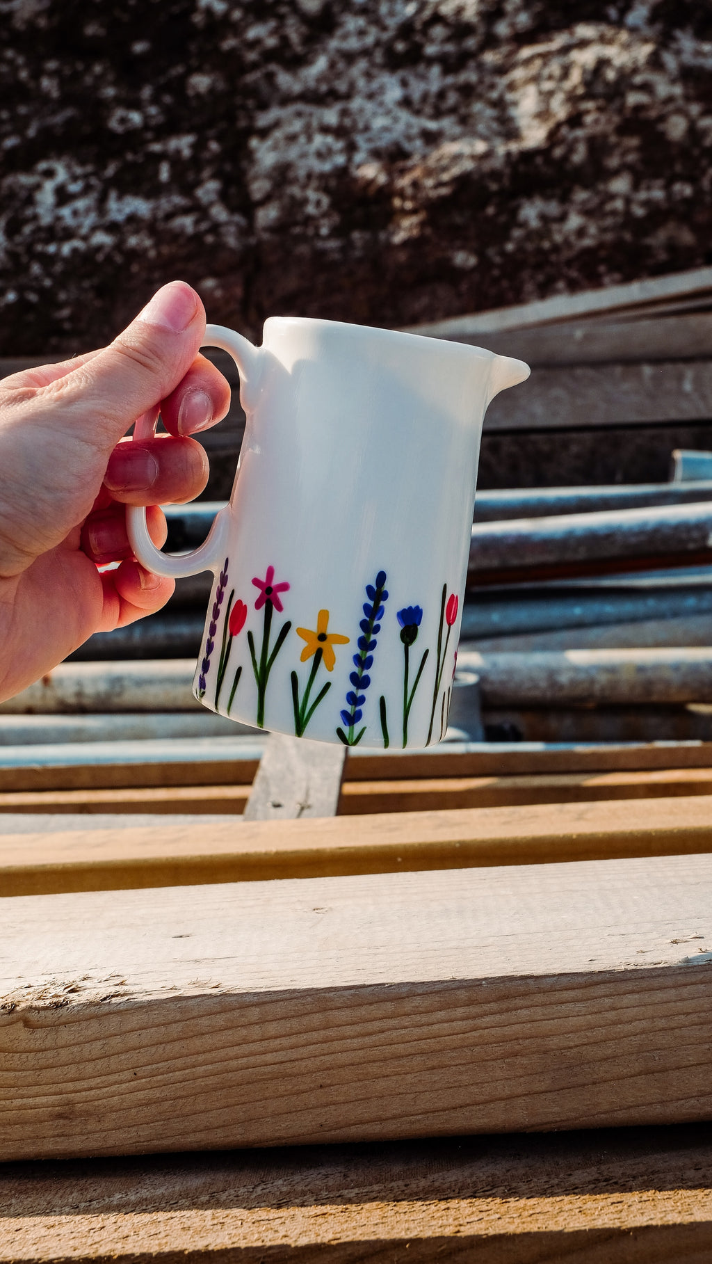 Flower Meadow Mini Jug 1/2 Pint