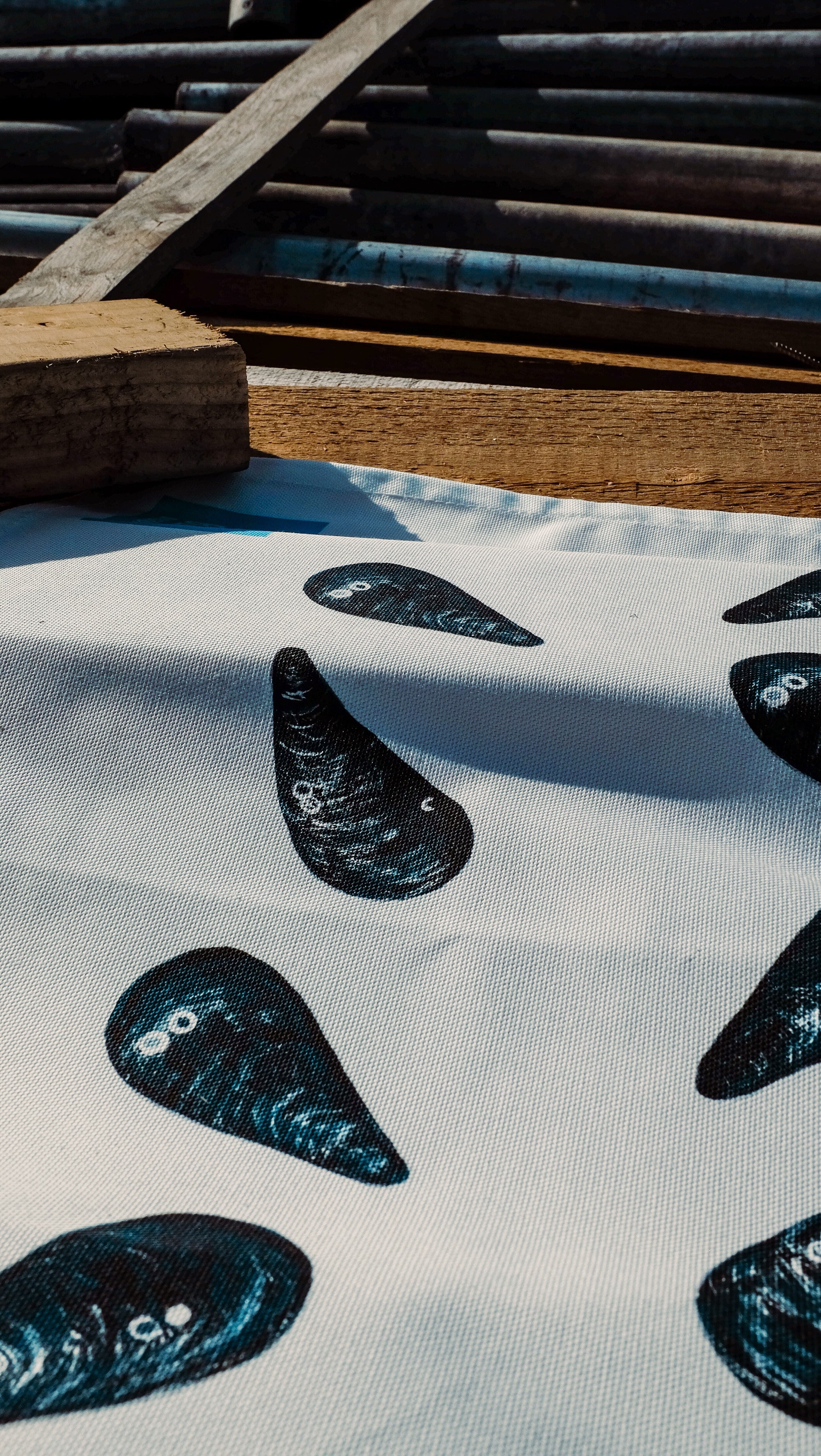 Mussels Tea Towel