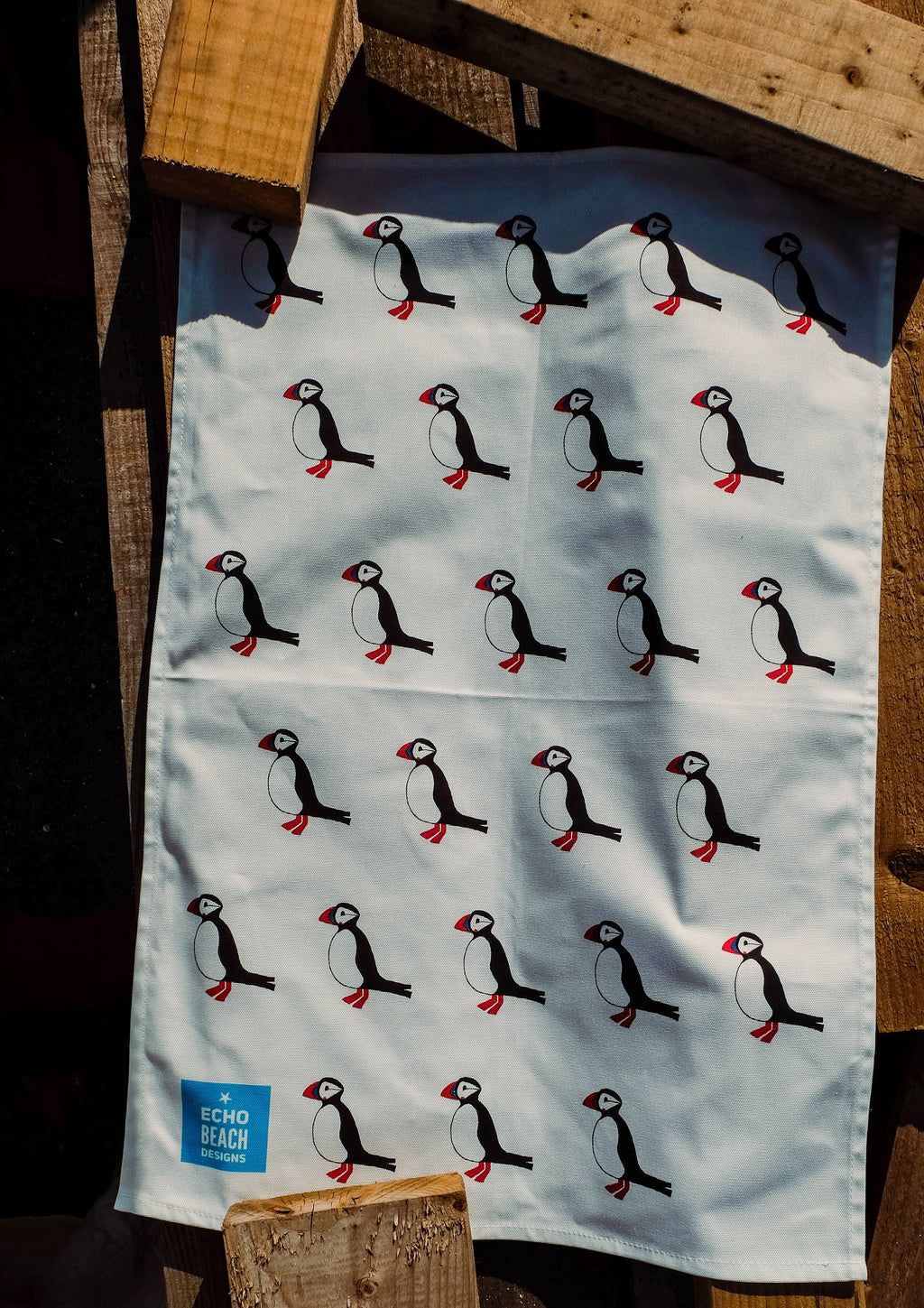 Puffin Tea Towel