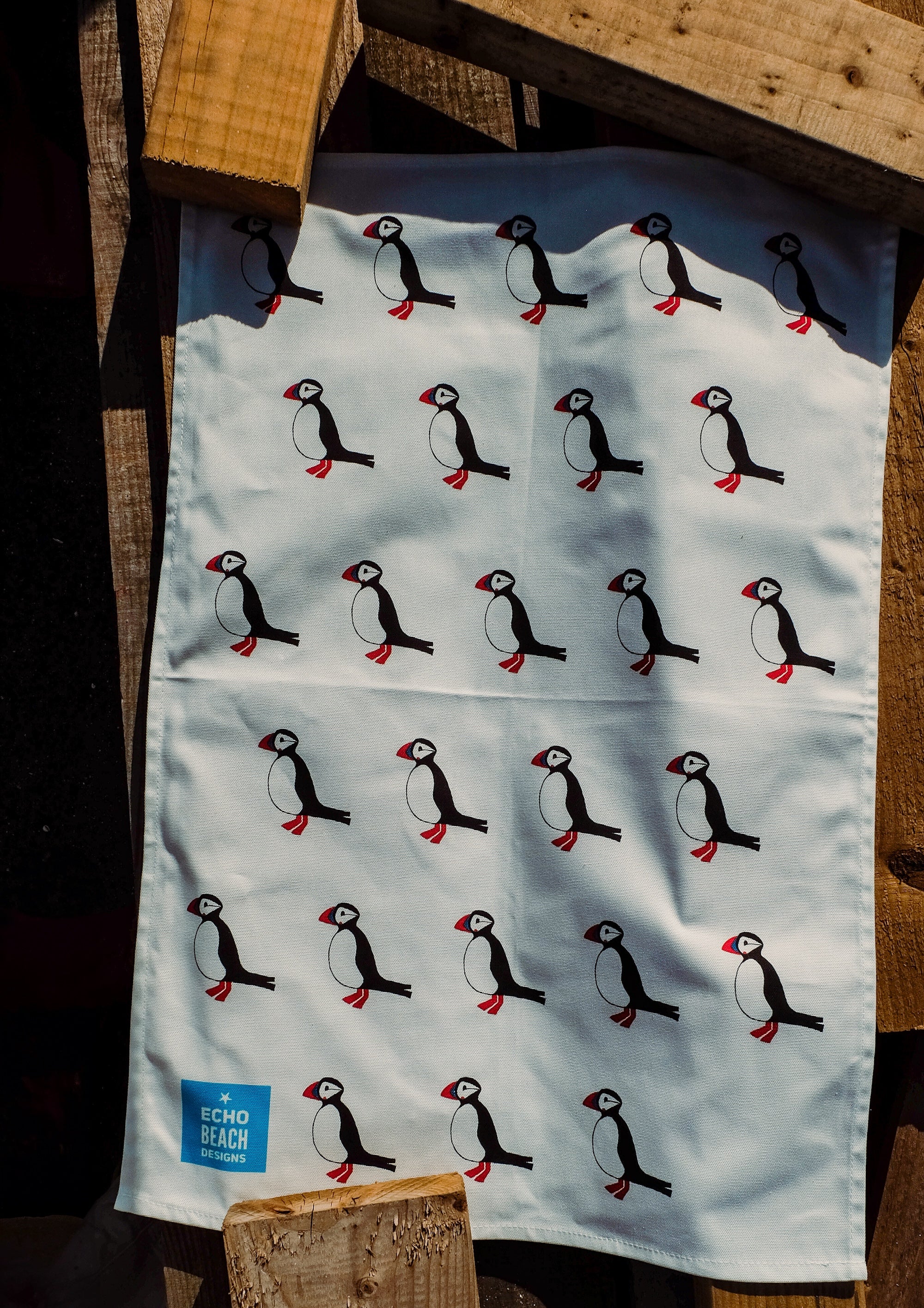 Puffin Tea Towel