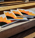 Sunflower Square Ceramic Coasters x 4