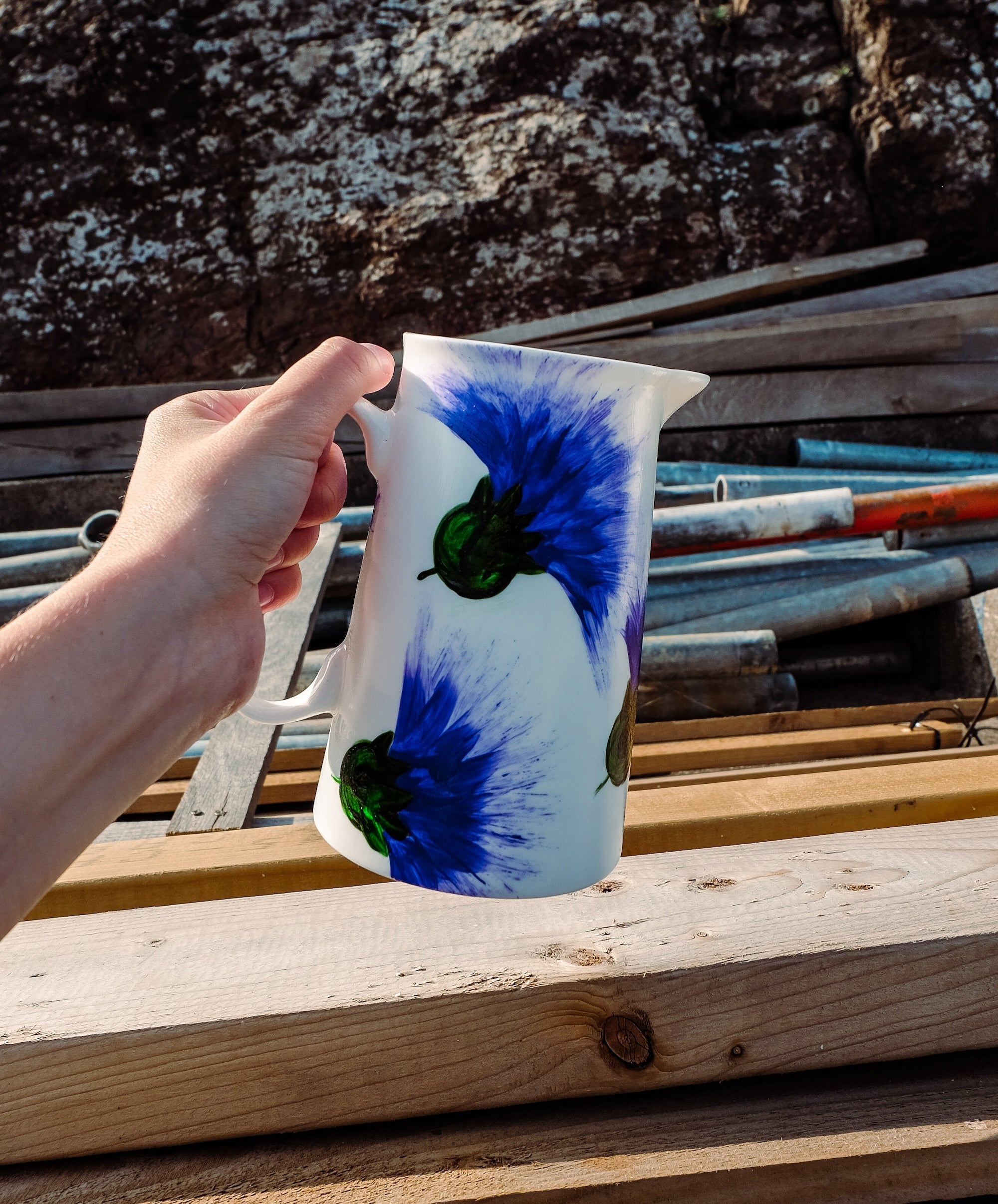 Scottish Thistle Medium Jug 2 Pint