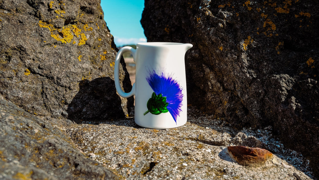 Scottish Thistle Mini Jug 1/2 Pint